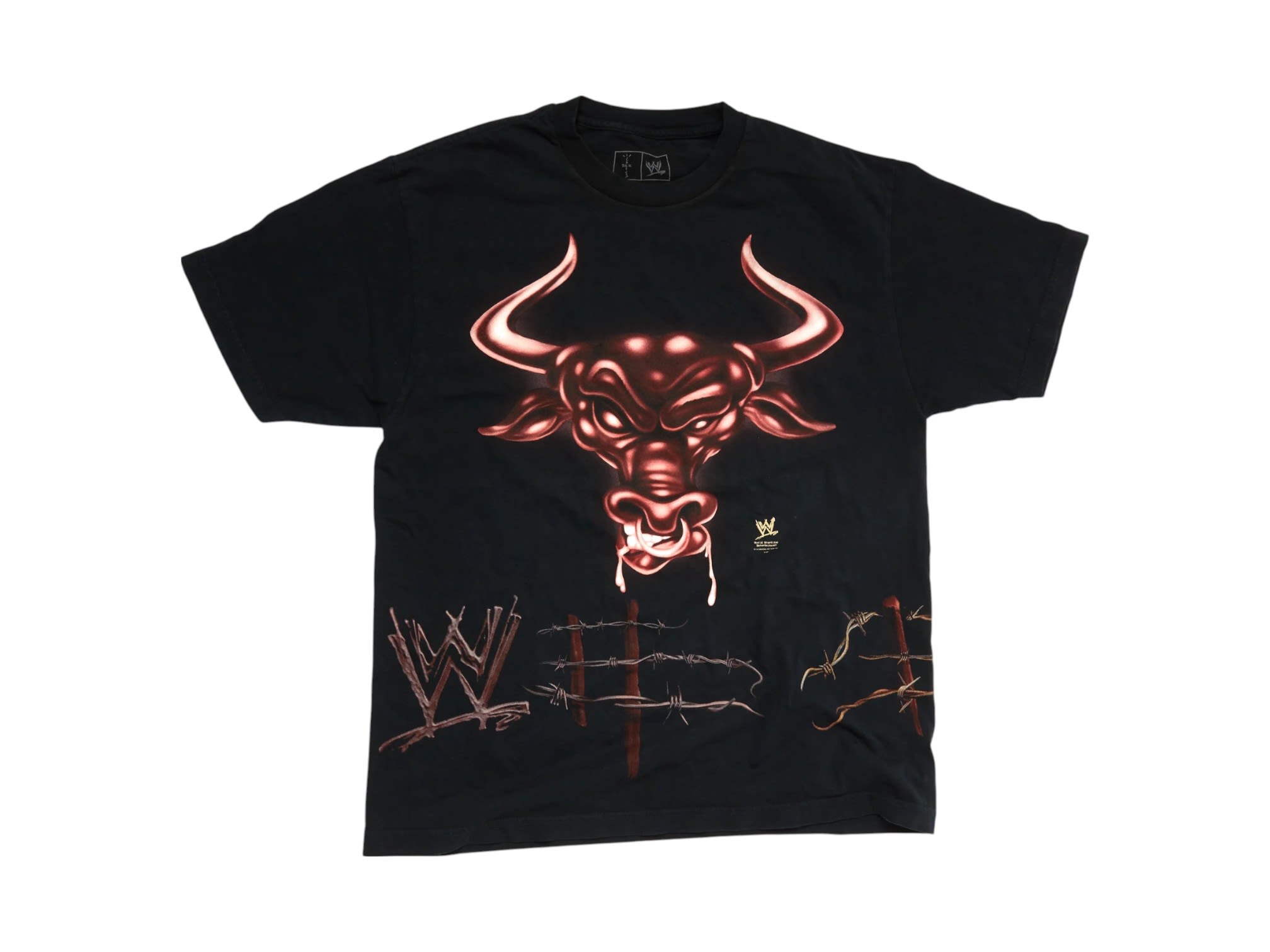 Cactus Jack x WWE Know Your Role The Rock T-Shirt Black